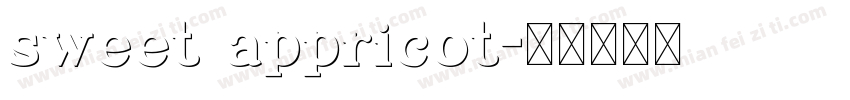 sweet appricot字体转换